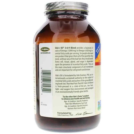 Udo's Oil 3-6-9 Blend Softgels, FL